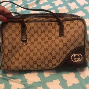 Authentic Gucci Brown Leather Bag
